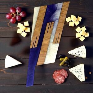 22" X 8" Butcher Knife/Razor Charcuterie board by Ridgeview Custom Woodwork W.VA